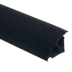 Плинтус Rehau WAP113 Звёздная пыль черная 3м (16065081001) - фото 15416
