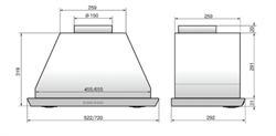 Кухонная вытяжка ELIKOR врезной блок BUILT-IN 72П-1000-ПЗД белый - фото 22373