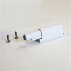 SETE Амортизатор с силиконовым окончанием, короткий, пластик, белый BU-SS-10 (500шт) - фото 23064