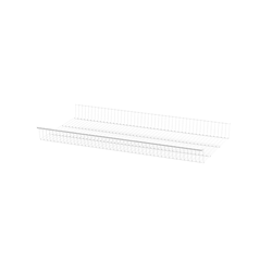 Сеточная корзина стационарная 2 борт 900*440*85мм (белый) - фото 32356