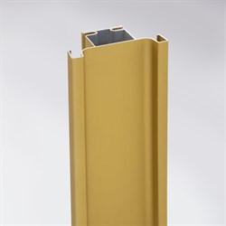 C-образный Золотой Вертикальный промежуточный профиль Premium line Gola Rehau 4,7м - фото 39773