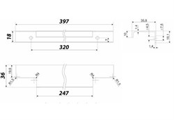 Мебельная ручка ray rt109sc