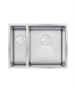 Мойка Seaman Eco Marino SME-575DL, стандартная комплектация, доп. чаша слева слив с декоративным диском SME-575DL.A - фото 60954