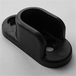 Штангодержатель овальный, цвет черный (уп.250шт) ШОЧ-250 - фото 61758