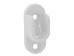 Штангодержатель овальный, цвет белый (уп.250шт) ШОБ-250 - фото 61760
