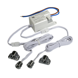 ИК выкл. для двух дверей DD-220-2,встраивм. 220В , 2 сенсора D12на проводе 1м, держатель в комплекте 08.800.00.370 - фото 62131