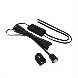 Выключатель PIR-12/24, с выносным датчиком движения D15 на 2м проводе с коннектором, черный 08.800.00.345 - фото 62147