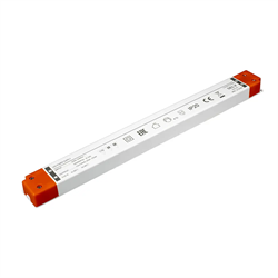 Источник питания LUX стаб. напр. для LED IP20, 220VAC/12VDC, max 75Вт, PF>0,9 пластиковый тонкий 06.800.01.353 - фото 62226