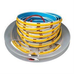 Лента G2, COB LED,  IP20, 5м*5мм, 3000К, 320LED, 12В, 12ВТ/М, 1300Лм/м, 5м*8мм, провод 25см 04.800.00.150 - фото 62819