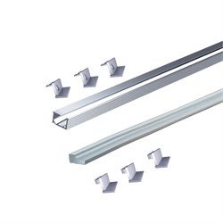 КСС 1310T профиль встраив. +диффузор силик. 3м, 3+3 заглушки 19.143.38.504 - фото 62876