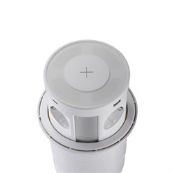 Блок розеток 107J\4 секции серебро+белый полуавтоматический D120мм 2 USB A +2 USB с беспроводной зарядкой 00-00001171 - фото 63067