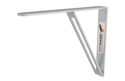 Полкодержатель 250х200х4 Белый, комплект 2шт PD-250W - фото 63084