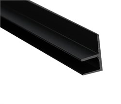 10501Д ЧЁРНЫЙ МАТОВЫЙ Угловая планка д/панелей  Скиф 6 мм F 00-00000443 - фото 63115