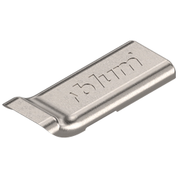 Заглушка для петель BLUM, с логотипом, левая, никель 70.1663.BP, L - фото 63437