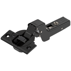 Петля CLIP TOP BLUMOTION на 110° под саморез с пружиной, вкладная, оникс 71B3750 ons - фото 63452