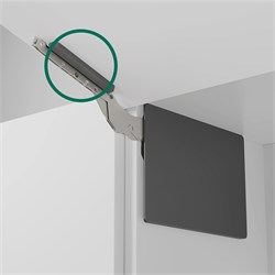 Крепление к фасаду правое и левое ФриСлим, АНТРАЦИТ 2724437500 - фото 63990