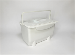 105-71-08-302 Пластиковая корзина для белья (белая) 0610856 - фото 64145