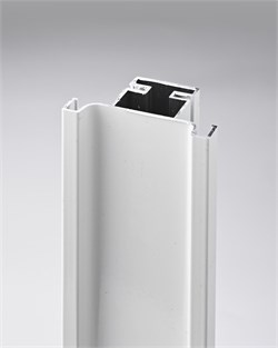 C-образный Белый Вертикальный промежуточный профиль под 18мм Premium line Gola Rehau 3м 12999331022 - фото 64329