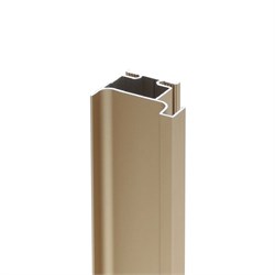 L-образный Золотой НОВЫЙ Вертикальный боковой профиль под 18мм Premium line Gola Rehau 3м 13999321122 - фото 64338