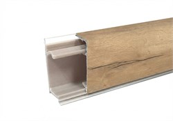 Плинтус Квадро Д № 1180 Дуб натуральный @14112024-112926 - фото 64375