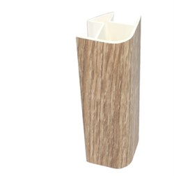 Угол универ.д/цок. Дуб сонома 90гр/95мм/20 00008120905 - фото 64492