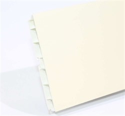 Цоколь ПВХ Ваниль глянец Н=100 мм 4000*95 00008121507 - фото 64525