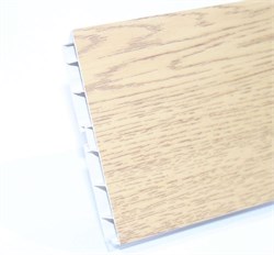 Цоколь ПВХ Дуб светлый  Н=100 мм 4000*95 00008120778 - фото 64529