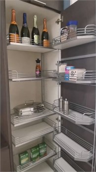 Тандем II, КОМПЛЕКТ 600 мм, H 1700, Арена КЛАССИК, 5 полок, цвеТ ТИТАН, цвет дна Серый 2376540102 - фото 64682