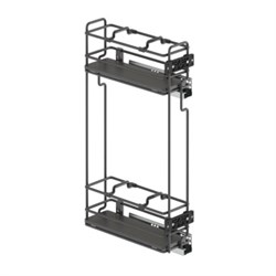 S-2910-A Бутылочница Starax В ВЕРХ.БАЗУ. 2-х.ярус,шир.150 (106х280х520) тандем BLUM, полн.выд, прав. 0610561 - фото 64685