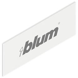 Заглушка для Tandembox с надписью Blum, белая ZAA.532C.BLABD W - фото 64804