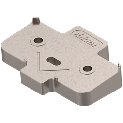 Подкладка под крестовую ответную планку клинообразная, +5°, подъем 6,0мм 171A5070 - фото 64887