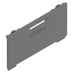 Заглушка внутренняя MERIVOBOX, темно-серый, симметричная ZA4.5400.BTABD V1000OG-M - фото 65324