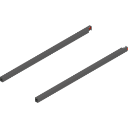 Продольный рейлинг MERIVOBOX, L=500мм, левая/правая, темно-серый ZR4.500RS.ERE R+L MP OG-M - фото 65332