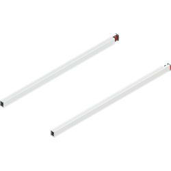 Продольный рейлинг MERIVOBOX, L=500мм, левая/правая, белый ZR4.500RS.ERE R+L MP SW-M