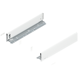 Царга LEGRABOX, высота M (90,5 мм), L=500 мм, левая/правая, для LEGRABOX pure, белый шелк 770M5002S Z R+L V1 SW-M - фото 65341