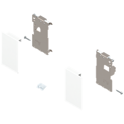 Фронтальное крепление LEGRABOX, высота K, для внутр ящика, левое/правое, для LEGRABOX pure, белый ZI7.0KS0 FRO R+L V1SW-M - фото 65347