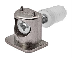 Jinio J9-8 Полкодержатель с квадратным основанием никель 9000882A - фото 65664