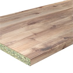 Столешница влаг. 600*3050*38*1R*521 М Берёза Сандал СВ3/600/1R38/521М