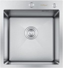 Мойка для кухни Hoffger 45*50 Satin (Сталь сатин) HFG-4550S