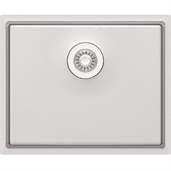 Мойка Оптима НМ 500.400.10.10 сатинированная, перелив в чаше  OHM.500.400.В.10.S.10