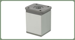Ножка регулируемая, квадратная, 40*40*60, алюминий NS-03960-05