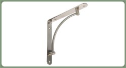 Полкодержатель SH-019-06 иннокс, сталь, вогнутое закругление SH-019-06