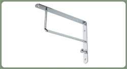 Полкодержатель SH-021-01 хром, прямоугольник SH-021-01