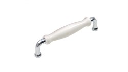 RS108СР.4/128/W Ручка мебельная LUNA RS108CP.4/128/W