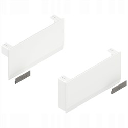 Заглушка для AVENTOS HK, левая/правая, белый шелк/нержавеющая сталь 22K8000 ABD R+L V1SWIG