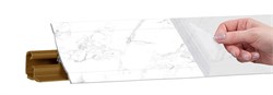 Плинтус Korner LB231 150 Мрамор Бернини 3м 23032026-153026