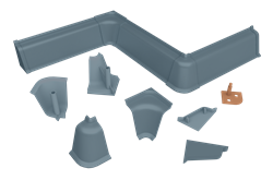 Комплект фурнитуры LB37-38 14 Бетон 20082026-124059