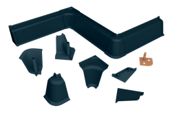 Комплект фурнитуры LB37-38 12 Черный 00005378