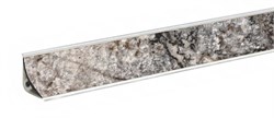 Плинтус Korner LB15 6086 Мрамор серый 3м 07366