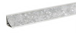 Плинтус Korner LB15 601 Стоун бьянко 3м 07381